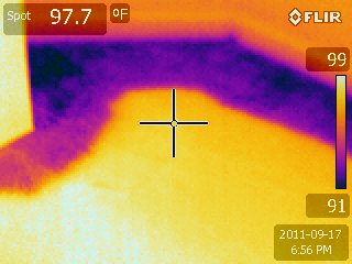 Infrared Water Inspection Reveals Hidden Moisture