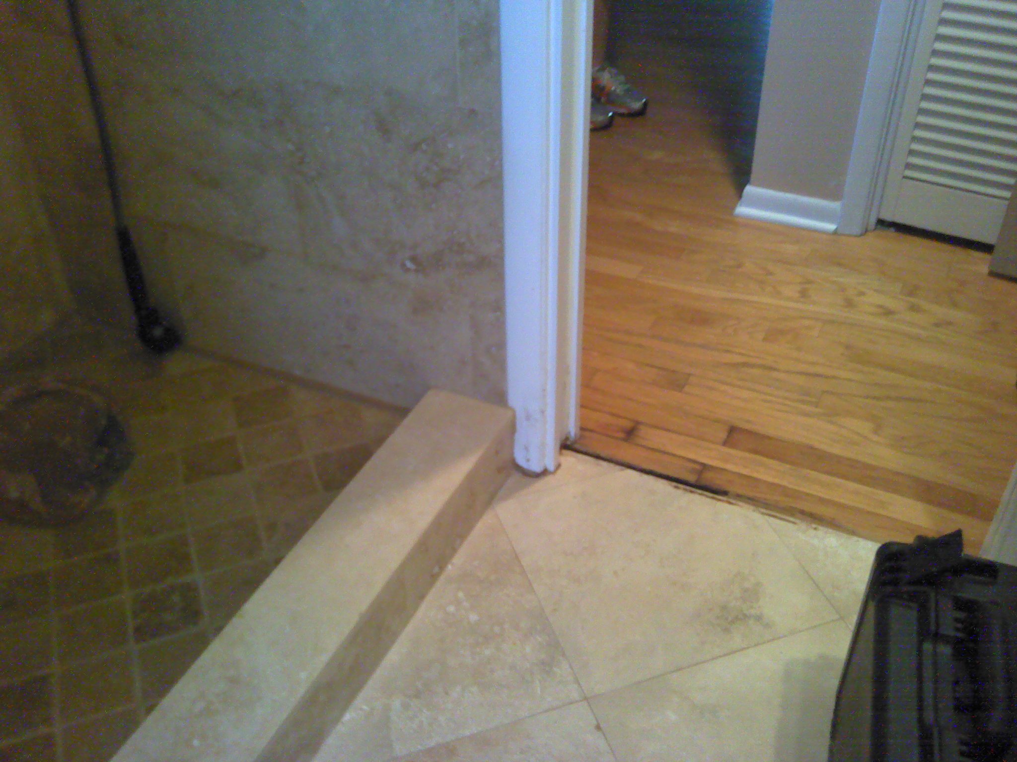 Copper Pipe Leak Damages Wood Floor