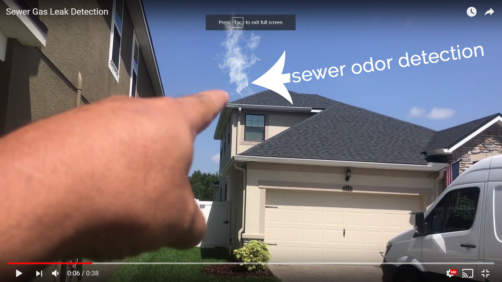 Sewer odor detection pinellas park